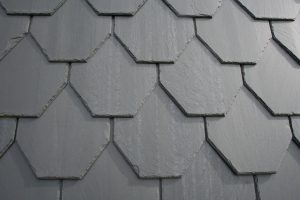 Black Slate roof tile custom shape