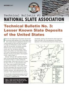 National Slate Association - Technical Bulletin #3