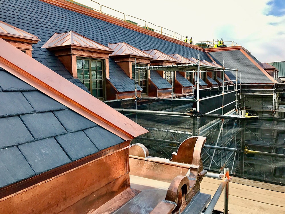 U.S. Naval Academy in Annapolis, MD (copper work)