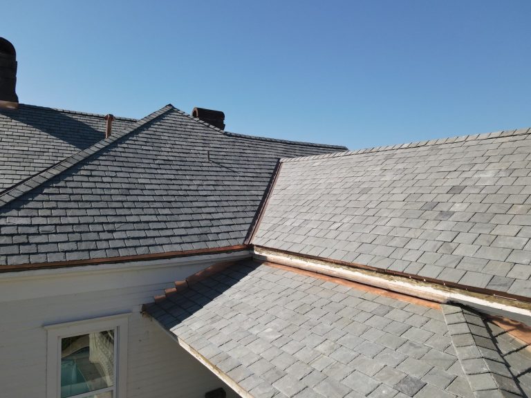 Unfading Grey Lightweight Slate Roofing