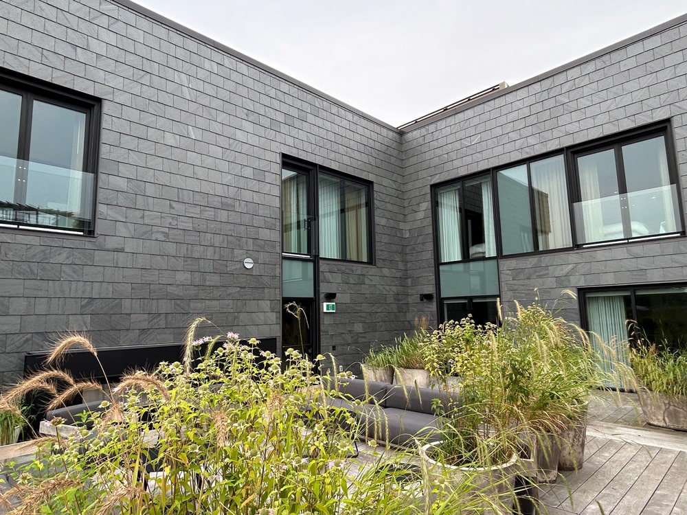 Historic Hotel - Slate Cladding - North Country Strata Gray