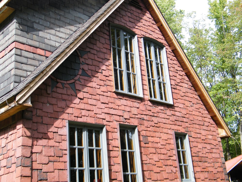 Slate Red Brick Cladding