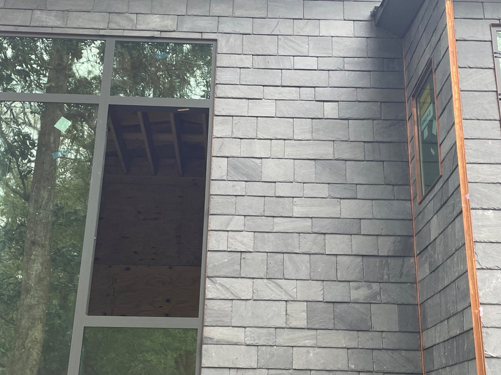 South Carolina Slate Cladding - North Country Unfading Gray